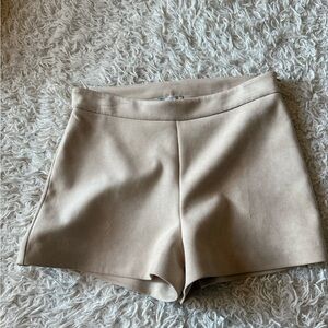 Women's Suede Shorts
